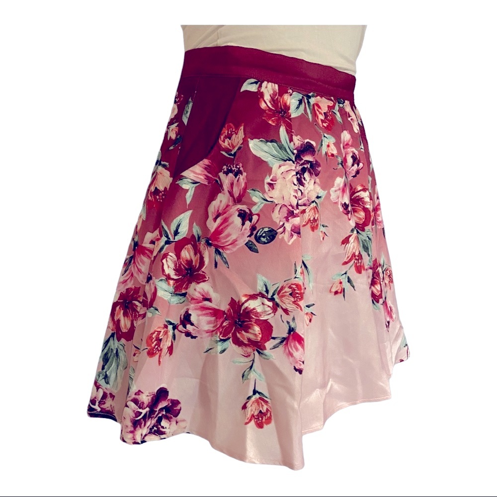 Trixxi Pocket Tulle Skirt Pleated Fit & Flare Cocktail Party Prom Homecoming - Picture 5 of 16